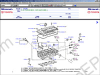 Toyota + Lexus MCAT 2008 spare parts catalog Toyota, Lexus, cars, commercial vehicles, presented all models all markets, except Japanese market)