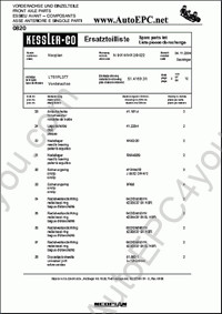 Neoplan spare parts catalogue Neoplan Buses N9112, N9112L, N9122, N9122L, MOTOR MAN D 0836 LOH 03