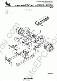 Neoplan spare parts catalogue Neoplan Buses N9112, N9112L, N9122, N9122L, MOTOR MAN D 0836 LOH 03