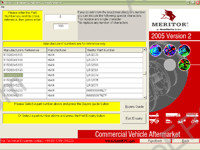 Ror Meritor CVA 2.0 electronic spare parts catalogue Arvin Meritor, service manuals, repair manuals, cross reference, byuers guide, part enquiry and other technical publications