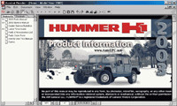 Hummer H1 2003 original spare parts and services manuals for Hummer H1