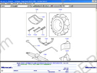 Electronic spare parts catalogue Land Rover