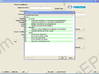 Mazda electronic spare parts catalogue