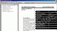 Subaru Impreza 1993-2008 service manual, repair manual Subaru Impreza, electrical wiring diagrams, maintenance, specification