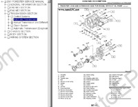 Subaru Forester 2001-2008 service manual, repair manual Subaru Forester, electrical wiring diagrams, maintenance, specification