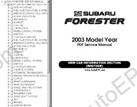 Subaru Forester 2001-2008 service manual, repair manual Subaru Forester, electrical wiring diagrams, maintenance, specification