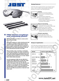 Jost Coupling devices, saddles, probes, support of the trailer, counters of run.