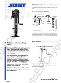 Jost Coupling devices, saddles, probes, support of the trailer, counters of run.