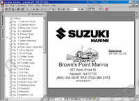 Suzuki Marine Outboard electronic spare parts catalogue, all models Suzuki Marine
