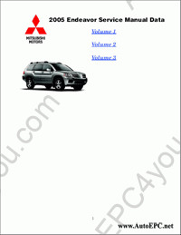 Mitsubishi Endeavor 2005 The description of technology of repair and service, diagnostics, bodywork and other repair information.