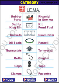 Lema trucks and buses spare parts (Man, Mercedes, Scania, Volvo)