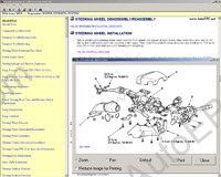 Mitchell CRSeries 5.5 1992-2008 Air Conditioning and Heating, Air Bag Servicing and Repair, Brakes, Steering and Suspension, Safety recalls and TSBs, Vehicle Dimension Information, Wiring Diagrams