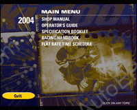 BRP Ski-Doo shop manual, operator's guide, specificatiob booklet snowmobile BRP Ski-Doo, flat rate times