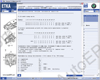 Skoda ETKA 7 spare parts catalog, presented spare parts and accessories catalogue Skoda Octavia, Suberb, Skoda Fabia, Roomster, Felicia, Favorit, Pick Up