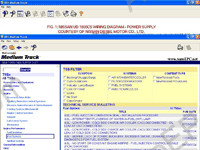 Mitchell On Demand5 Medium Truck Edition service manual, repair manual, electrical wiring diagrams, for medium trucks 1983-2009: maintenance, wiring diagrams, diagnostics, labour times, spare parts, diagnostic trouble codes DTC, technical service bulletins Chevrolet, Ford, GMC, International, Isuzu, Mack, UD/Nissan, Volvo, Mitsubishi Fuso, Autocar