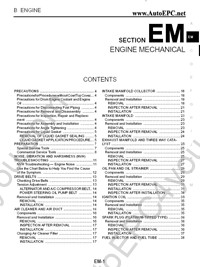 Nissan Murano Z50  2005->, electronic service manual, repair manual, workshop manual, maintenance, electrical wiring diagrams Nissan Murano Z50, body repair manual