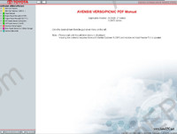 Toyota Avensis Verso / Picnic Service Manul 05/2001-->08/2005), repair manual, service manual, workshop manual, maintenance, electrical wiring diagrams, body repair manual Toyota Avensis Verso/Picnic