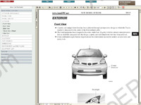 Toyota Aygo Service Manual 01/2005-->, repair manual, service manual, workshop manual, maintenance, electrical wiring diagrams, body repair manual Toyota Aygo