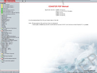 Toyota Coaster / Optimo Service Manual 01/1993-->, workshop service manual Toyota Coaster, Toyota Optimo, workshop manual, maintenance, electrical wiring diagrams, body repair manual Toyota Coaster