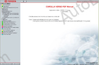 Toyota Corolla Verso 2004-2009 Service Manual (02/2004-->01/2009, service manual Toyota Corolla Verso, maintenance, electrical wiring diagram, body repair manual Toyota