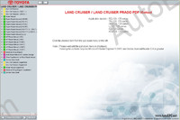 Toyota Land Cruiser Prado 120 Service Manual (09/2002-->08/2009), workshop service manual Toyota Land Cruiser Prado, maintenance, electrical wiring diagram, body repair manual