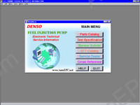 Denso ETSI 2006 fuel pump, dispersers, spray jets, the fuel equipment