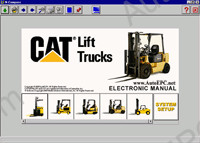 Caterpillar ForkLift Truck N-Compas, spare parts catalogue for autotruck-loaders Caterpillar