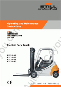 Still electronic spare parts catalogue forklift truck Still, service manuals, repair manuals Still Forklift, maintenance, electrical wiring diagrams, hydravlic diagrams, specifications