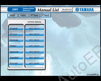 Yamaha service manual, repair manual, specification, periodic checks and adjustments, wiring diagrams outboard motors Yamaha, watercraft (jetski) Yamaha, 4 stroke