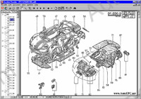 Renault dealer spare parts catalogue