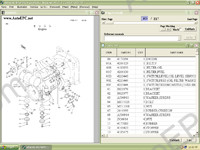 Hitachi Excavator Medium, Crane spare parts catalogue middle excavators Hitachi EX60 - EX385 series, cranes Hitachi