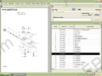 Hitachi Excavator Medium, Crane spare parts catalogue middle excavators Hitachi EX60 - EX385 series, cranes Hitachi