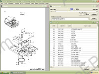Hitachi Excavator Medium, Crane spare parts catalogue middle excavators Hitachi EX60 - EX385 series, cranes Hitachi