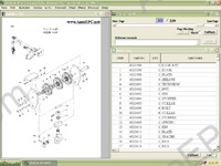 Hitachi Excavator Medium, Crane spare parts catalogue middle excavators Hitachi EX60 - EX385 series, cranes Hitachi