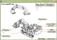 Hitachi Excavator Large spare parts catalogue for large excavators Hitachi