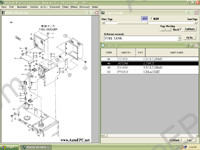 Hitachi Excavator Large spare parts catalogue for large excavators Hitachi
