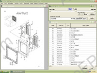 Hitachi Excavator Large spare parts catalogue for large excavators Hitachi
