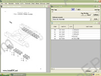 Hitachi Excavator Large spare parts catalogue for large excavators Hitachi