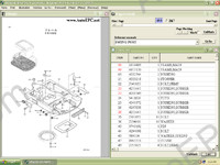 Hitachi Excavator Small spare parts catalogue small excavators Hitachi