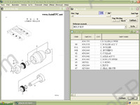 Hitachi Excavator Small spare parts catalogue small excavators Hitachi