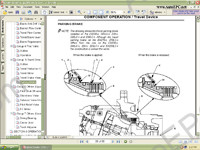 Hitachi Excavator Small spare parts catalogue small excavators Hitachi