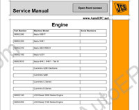 JCB Service Manuals repair manuals, service information for all JCB production