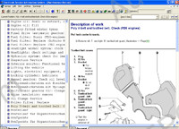Audi - Elsa 6.0 dealer information base: the description of technology of repair and maintenance operation, diagnostics, body repair, wiring diagrams, calculation of flat rates and many other on all cars Audi