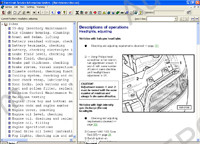 Volkswagen - ELSA 6.0 dealer information base: the description of technology of repair and maintenance operation, diagnostics, body repair, wiring diagrams, calculation of flat rates and many other on all cars VW