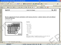 Volkswagen - ELSA 6.0 dealer information base: the description of technology of repair and maintenance operation, diagnostics, body repair, wiring diagrams, calculation of flat rates and many other on all cars VW