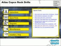 Atlas Copco Rock Drills ROC L7 mk 11 / Atlas Copco ROC L8 TH, SM spare parts catalog, parts manual, hydravlic diagrams, electrical wiring diagrams