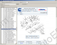 Spare parts catalogue Cummins Hight Horsepower CEPS 3.0 contains the catalogue of spare parts for engines Cummins