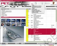 Spare parts catalogue Porsche Etka