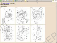 Terex Backhoe Loaders 820/860/970/TX760/TX860/TX870 electronic spare parts catlogue, parts manuals.