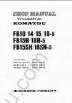 Komatsu ForkLift Truck electronic spare parts catalogue (parts books), shop manuals Komatsu Forklifs